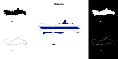 Ierapetra boş ana hat haritası seti