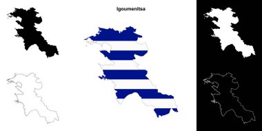 Igoumenitsa boş ana hat haritası seti