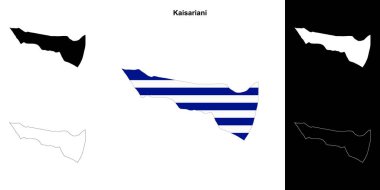 Kaisariani boş ana hat haritası seti