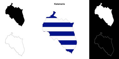 Kalamaria boş çizgi haritası ayarlandı