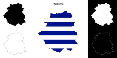 Kalavryta boş ana hat haritası seti