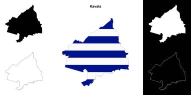 Kavala boş çizgi haritası ayarlandı