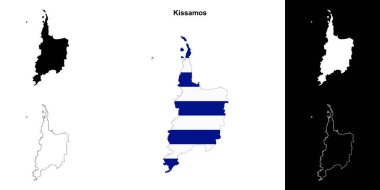 Kissamos boş çizgi haritası seti