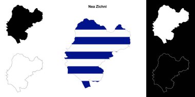 Nea Zichni boş ana hat haritası seti