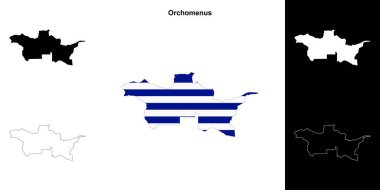 Orchomenus boş çizgi haritası seti