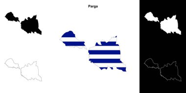 Parga boş çizgi haritası ayarlandı