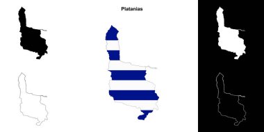 Platanyalar boş ana hat haritası seti