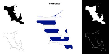 Termaikos boş ana hat haritası seti