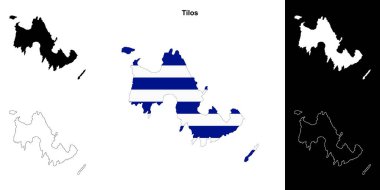 Tilos boş ana hat haritası seti