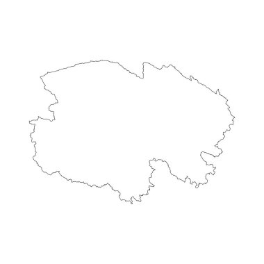 Qinghai vilayeti boş ana hat haritası