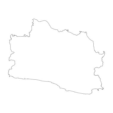 Jawa Barat bölgesi boş ana hat haritası