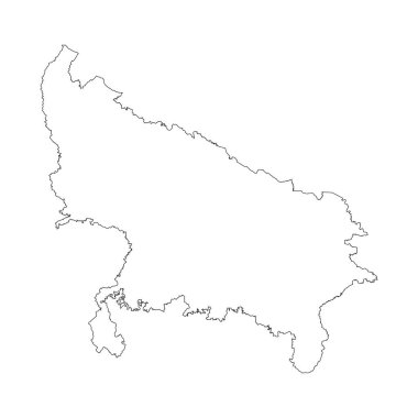 Uttar Pradesh devlet haritası boş