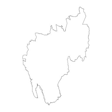 Tripura durumu boş ana hat haritası