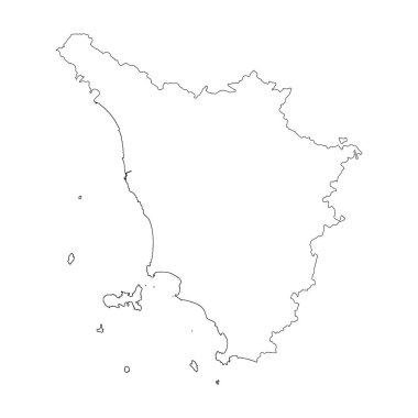 Toskana boş ana hat haritası