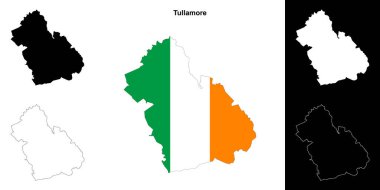 Tullamore bölgesi boş ana hat haritası seti