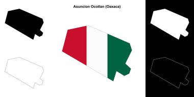 Asuncion Ocotlan belediyesi (Oaxaca) ana hat haritası belirlendi