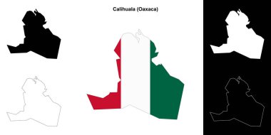 Calihuala Belediyesi (Oaxaca) ana hat haritası belirlendi