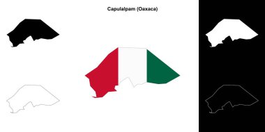 Capulalpam belediyesi (Oaxaca) ana hat haritası ayarlandı