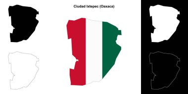 Ciudad Ixtepec belediyesi (Oaxaca) ana hat haritası seti