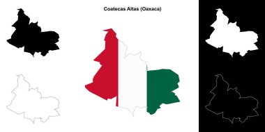 Coatecas Altas Belediyesi (Oaxaca) ana hat haritası belirlendi