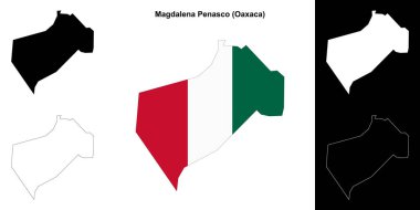 Magdalena Penasco Belediyesi (Oaxaca) ana hat haritası belirlendi