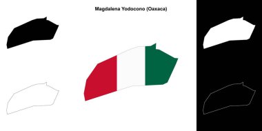 Magdalena Yodocono belediyesi (Oaxaca) ana hat haritası belirlendi