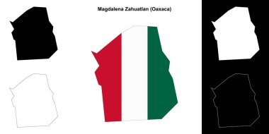 Magdalena Zahuatlan belediyesi (Oaxaca) ana hat haritası belirlendi