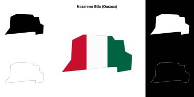 Nazareno Etla Belediyesi (Oaxaca) ana hat haritası belirlendi