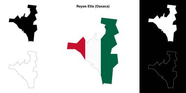 Reyes Etla belediyesi (Oaxaca) ana hat haritası belirlendi