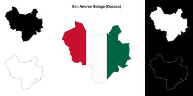 San Andres Solaga belediyesi (Oaxaca) ana hat haritası belirlendi
