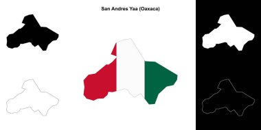 San Andres Yaa belediyesi (Oaxaca) ana hat haritası belirlendi