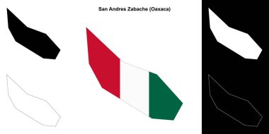 San Andres Zabache belediyesi (Oaxaca) ana hat haritası belirlendi