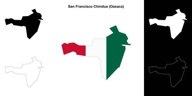 San Francisco Chindua Belediyesi (Oaxaca) ana hat haritası belirlendi
