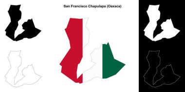 San Francisco Chapulapa Belediyesi (Oaxaca) ana hat haritası belirlendi