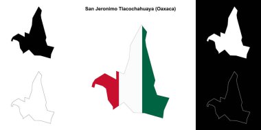 San Jeronimo Tlacochahuaya Belediyesi (Oaxaca) ana hat haritası