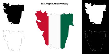 San Jorge Nuchita belediyesi (Oaxaca) ana hat haritası belirlendi