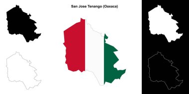 San Jose Tenango belediyesi (Oaxaca) ana hat haritası belirlendi