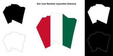 San Juan Bautista Jayacatlan Belediyesi (Oaxaca) ana hat haritası