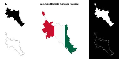 San Juan Bautista Tuxtepec Belediyesi (Oaxaca) ana hat haritası