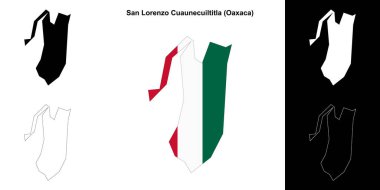 San Lorenzo Cuaunecuiltitla Belediyesi (Oaxaca) ana hat haritası