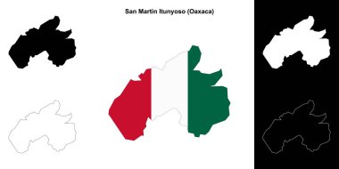 San Martin Itunyoso belediyesi (Oaxaca) ana hat haritası belirlendi