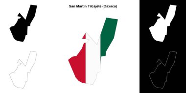 San Martin Tilcajete belediyesi (Oaxaca) ana hat haritası belirlendi