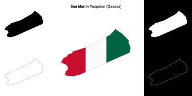 San Martin Toxpalan belediyesi (Oaxaca) ana hat haritası belirlendi