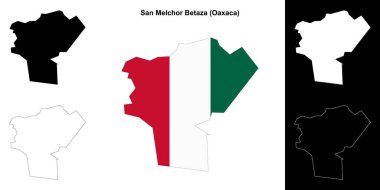 San Melchor Betaza belediyesi (Oaxaca) ana hat haritası belirlendi