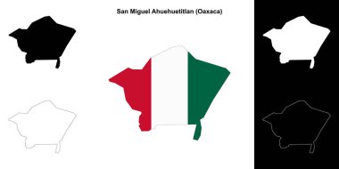 San Miguel Ahuehuetitlan Belediyesi (Oaxaca) ana hat haritası