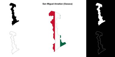 San Miguel Amatlan Belediyesi (Oaxaca) ana hat haritası belirlendi