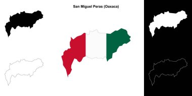 San Miguel Peras Belediyesi (Oaxaca) ana hat haritası belirlendi