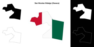 San Nicolas Hidalgo belediyesi (Oaxaca) ana hat haritası belirlendi