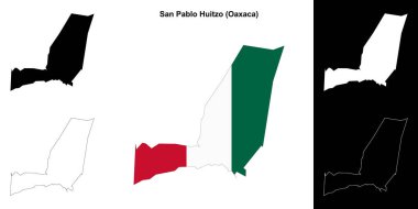 San Pablo Huitzo belediyesi (Oaxaca) ana hat haritası belirlendi
