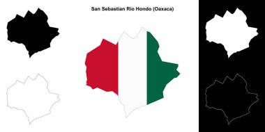 San Sebastian Rio Hondo Belediyesi (Oaxaca) ana hat haritası belirlendi